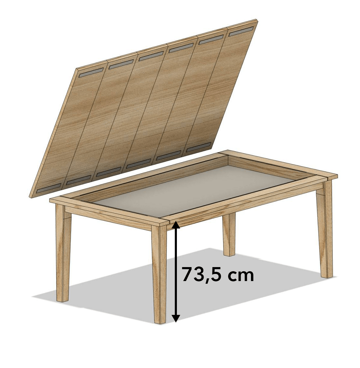 Modulaire Tafel (kopie) - Veluwe Woodworking